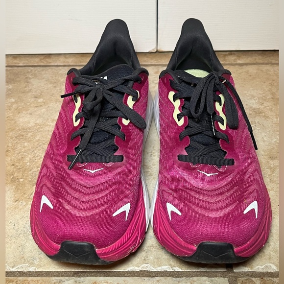 Hoka One One Womens Arahi 6 1123195 FFIR Pink Running Shoes Sneakers Size 8 B - Picture 5 of 10